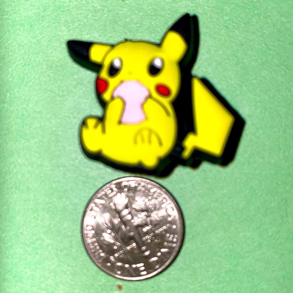 (10 for $15) Pokémon Pokemon Pikachu Eating Crocs Shoe Charms